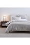 Luxe Cotton Tencel 3-piece Duvet Cover Set 230x220cm - Grey