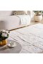 Norman Modern Tufted Velvet Touch Rug 160x230cm - Ivory