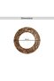 Pixel Handmade Wooden Wall Mirror Dia 80cm - Natural - 5