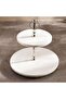 Mison 2-tier Marble Cake Stand Dia30x33cm -white - 5