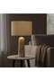 Gelmore E27 Travertine Base Table Lamp 35x60cm - Natural - 2