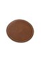 Houston 4-Piece Faux Leather Coaster Set Dia10cm - Brown - 3
