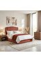 ANNA QUEEN BED VELVET PINK 160X200 CM