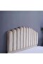 Anna King Bed Velvet Beige 180x200 Cm - 5