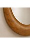 Khaleya Mango Wood Oval Wall Mirror 121x121cm - Brown - 2