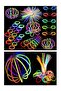 50 Pieces Glow in the Dark Glow Stick Highlighter Stick Bracelet - Shine for 8 Hours - 3