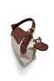 Small Size Women's Hand and Shoulder Bag Light Cream, Tan Top Quality, XS - 3