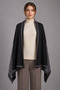 Two Colors Knitwear Shawl - 2