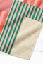 Striped Plaid Patchwork Beach Towel-Modern Bohemian Color Block Pool Sea Quick Dry Beach Cover-Up - 5