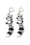 Cute Articulated Raccoon Keychain – Movable Flexible Design 2 Pieces