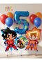 Anime Dragon Ball 5 Age Balloon Set Vegeta and Son Goku Balloon Dragon Ball Concept Birthday Balloon