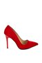 Red Women's Heeled Shoes 8922151902 - 2