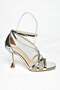 S569815334 Silver Mirror Thin Heeled Women's Evening Dress Shoes - 6