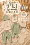 Turtle Patterned 10-Piece Boxed Newborn Hospital Take-Home Set