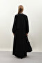 Black Knitwear Cardigan Dress Set - 7