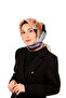 وشاح حريري منقوش بالقمح والهارموني - 2