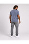 Men's Large Size Crew Neck T-Shirt with Pockets 26145 Fume - 4