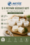 🧀   5-Piece Cheese Mold Set |   Saganaki, Mihaliç, Cheese Curd, Ricotta, Halloumi, Homemade Cheese Making
