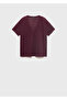 Linen T-shirt with V-neck - 3