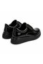 Charcoal Patent Leather Men's Shoes - Shiny Premium Smart Casual Comfortable Daily Sneaker Kb X16 - 5