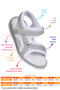 Marlin Glittery Velcro Girls' Sandals - 2