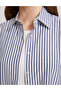 Navy Blue Striped Comfort Fit Long Sleeve Shirt 50318226-Vr033 - 6