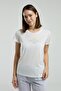 Women's Crew Neck Short Sleeve Pajama Suit - 4