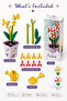 Orchid Musical Flower Pot Toy with Lights & Gardening Tools, Educational Building Set, Ages 3+ - 4