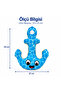 Beach Floats Dog Toy Set - Cooling Shark and Cooling Anchor Dog Toys - 4