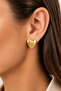 Women's Earrings Medium Size Chubby Heart Earrings - 2