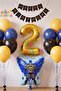 Batman 2 Year Old Balloon Set Batman Concept Birthday Balloon Set