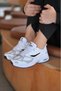 Women's White Black Sneaker Casual Sports Shoes 041-2 - 3