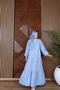 Fringe Detailed Modest Dress