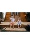 Salmon Color Waffle Muslin Fabric Kids Baby Shorts Comfortable and Loose - 6