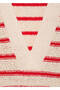 Striped Long Knit Dress - 5