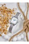 Dke.1.10844 Straw Cord Roman Numeral Square Dial Women Wrist Watch