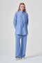 Women's Stone Detailed Begonia Set Blue 31401 - 2