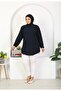 Woven viscose cotton fabric comfortable cut tunic - 6