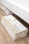 2 Pieces Large Size Storage Bag 70X32X20 with Transparent Window Under-Bed Quilt and Pillow Storage Bag