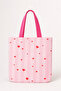 Heart Patterned Soft Textured Cloth Bag Women's Daily Shoulder Bag - 2