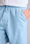 100% Cotton Relax Fit Flexible Waist Bermuda Shorts G4970Ax26Sm - 5