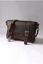 6019 Gordion Brown Genuine Real Leather Handmade Small Shoulder Crossbody Bag