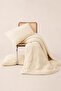 Drawstring Single Cream Cotton Duvet Cover Set (Without Sheet) - 3