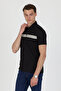 Polo Collar Cotton Pocketless Striped Short Sleeve T-Shirt - 4