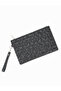 Star Embroidered Star Women's Quilted Portfolio Handbag & Clutch - 4