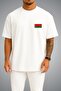 تي شيرت مطبوع عليه علم بيلاروسيا كبير الحجم للجنسين
