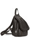 Gk66 Women's Backpack Suitable for Daily Use Knitted Motif Covered Bag Gray - 4