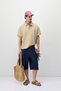 Boxyfit Polo Collar T-Shirt Khaki - 2