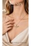 Silvery Wing Zircon Dragonfly Steel Necklace - 2