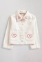 5-14 Years Old Love Story Girls' Jacket-Latte
